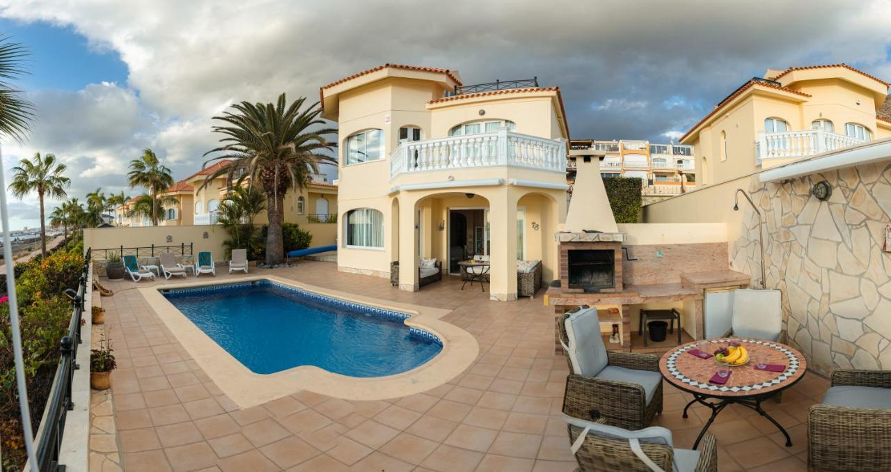 Villa Faya On The First Ocean Line With New Heated Pool ลอส กริสเตียนอส ภายนอก รูปภาพ